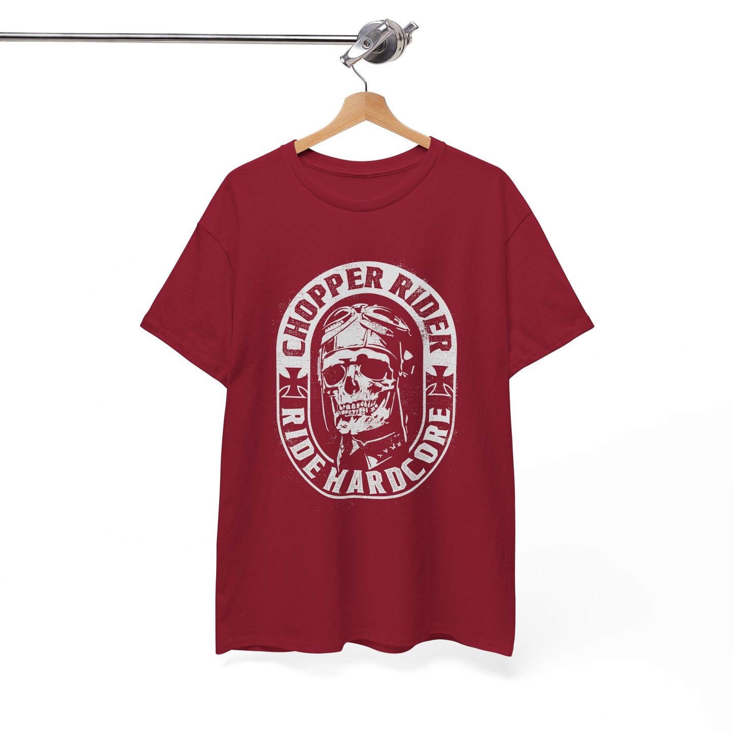 Chopper Rider Motorcycle Tee - Gildan® 5000 Heavy Cotton™, Durable Comfort for Every Ride