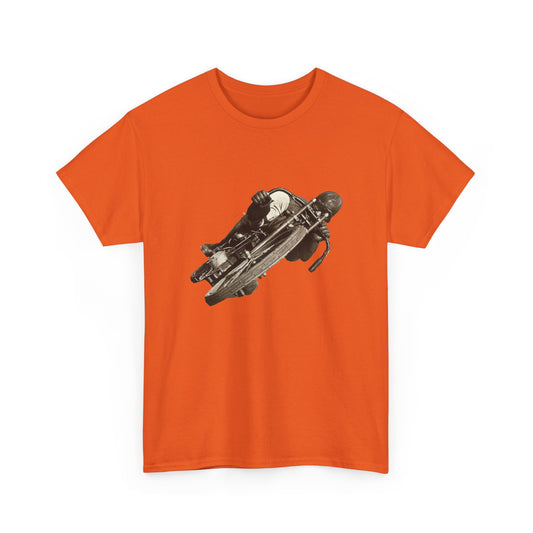 Stay Timeless with Leaning Hard Vintage Biker T-Shirt on Gildan 5000