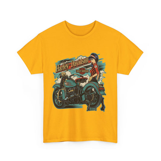 Harley-Davidson 1903 Retro T-Shirt - Gildan® 5000 Heavy Cotton™, Timeless Style, Built for Riders