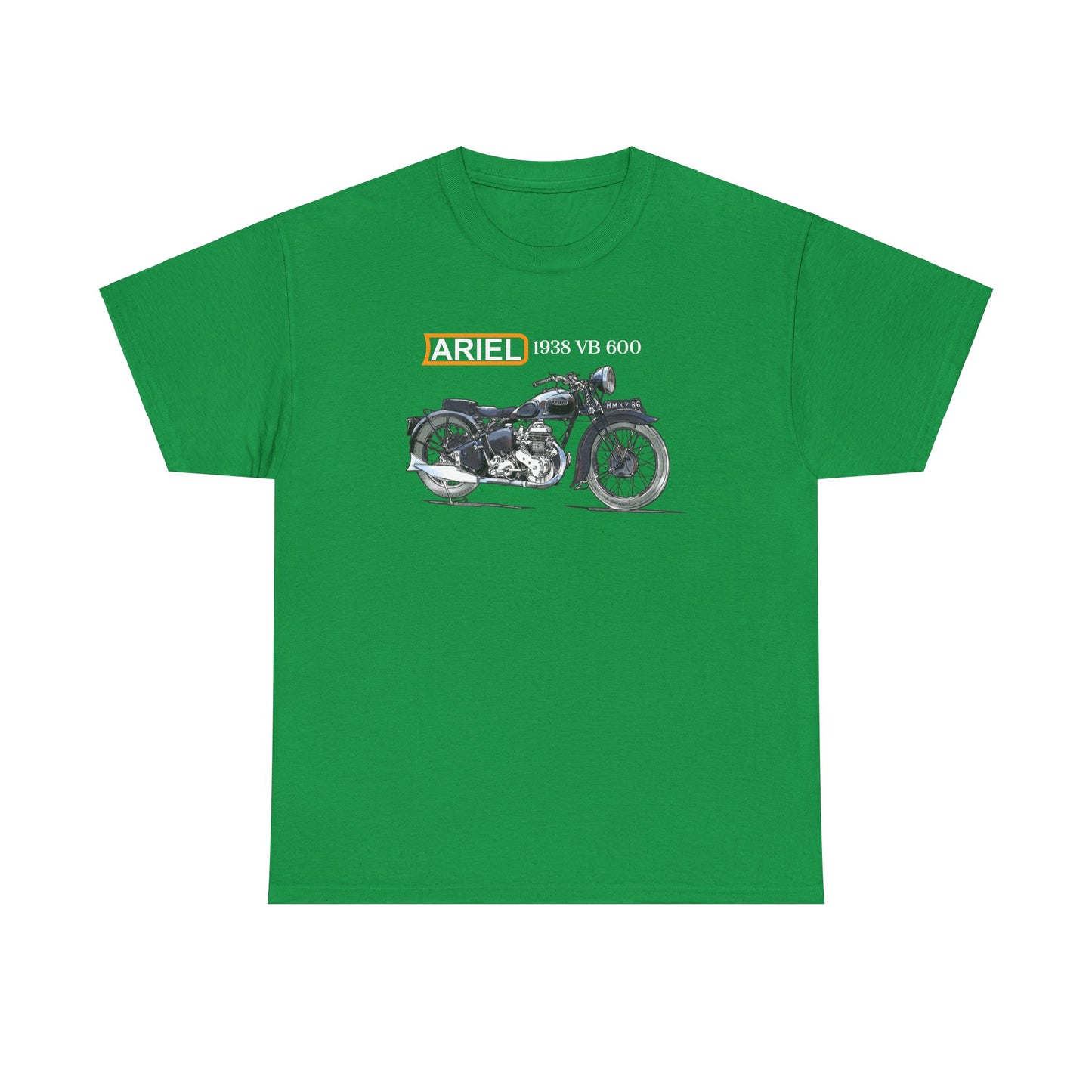 Ariel VB 1938 Vintage Motorcycle T-Shirt - Legendary Style for Riders