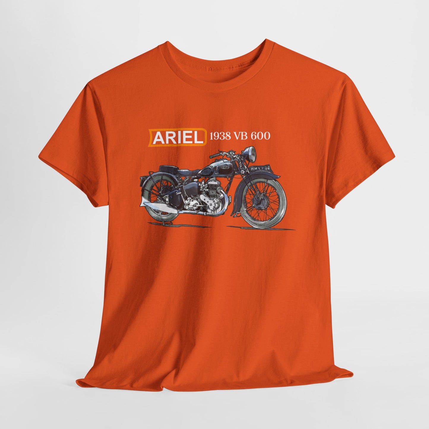Ariel VB 1938 Vintage Motorcycle T-Shirt - Legendary Style for Riders