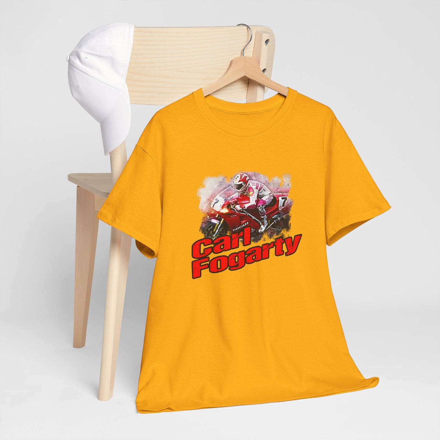 Heavy Cotton Carl Fogarty Motorcycle Legend Shirt