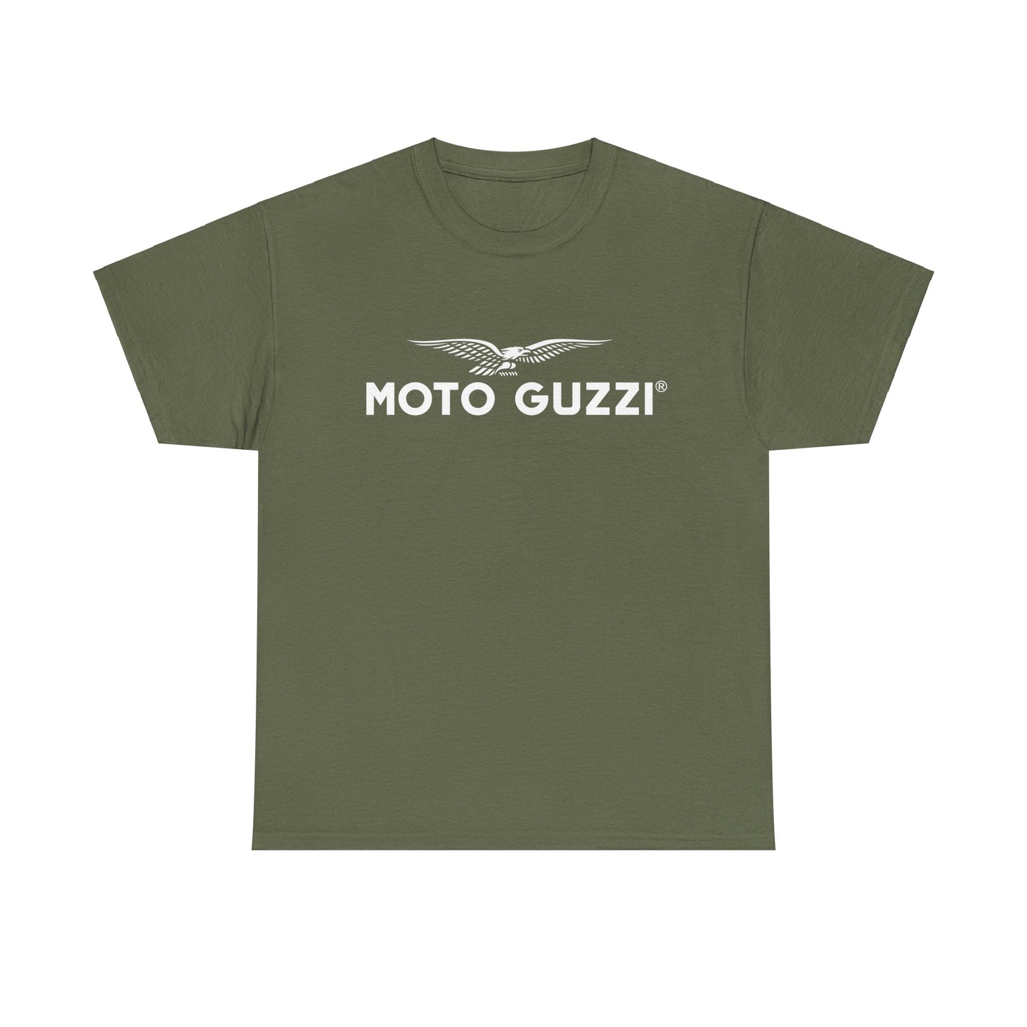 Moto Guzzi Heavy Cotton Logo Tee: Stylish, Durable, and Comfortable
