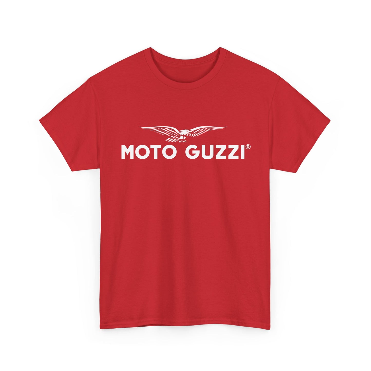 Moto Guzzi Heavy Cotton Logo Tee: Stylish, Durable, and Comfortable
