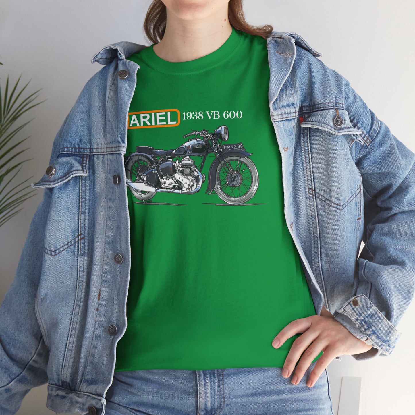 Ariel VB 1938 Vintage Motorcycle T-Shirt - Legendary Style for Riders