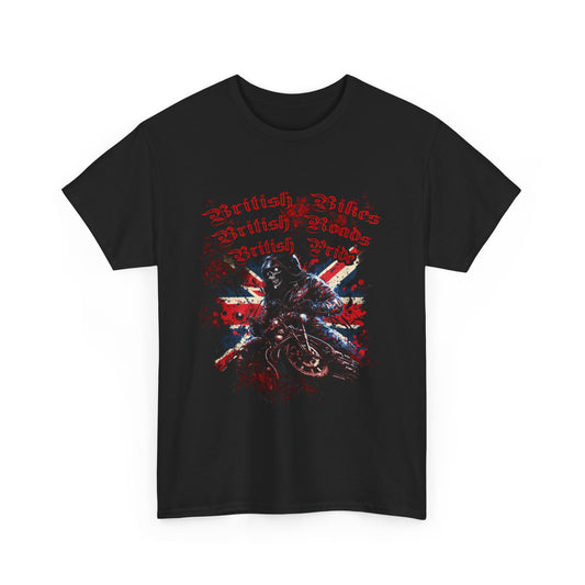 Classic British Bikes, British Roads, British Pride T-Shirt