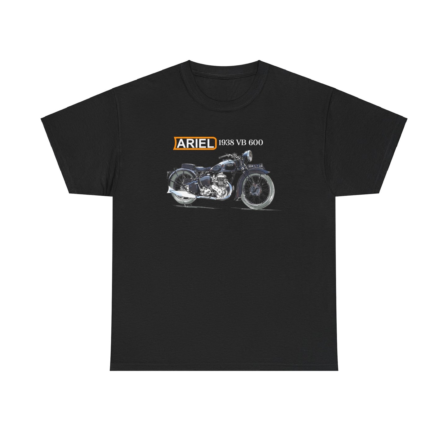 Ariel VB 1938 Vintage Motorcycle T-Shirt - Legendary Style for Riders