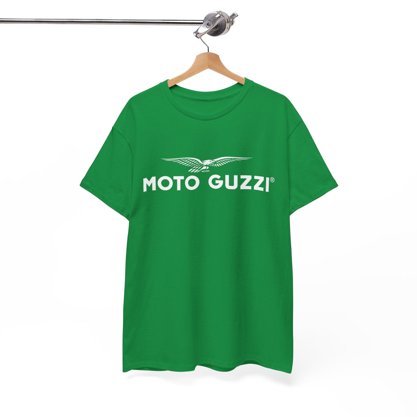 Moto Guzzi Heavy Cotton Logo Tee: Stylish, Durable, and Comfortable
