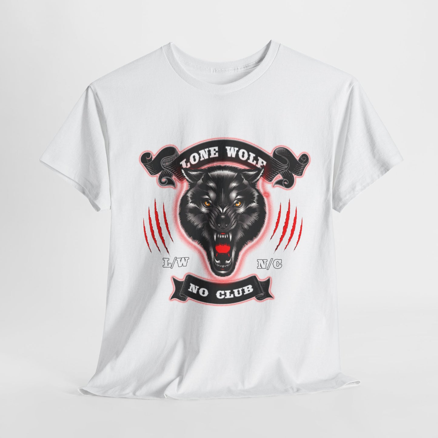 Lone Wolf, No Club Classic Tee