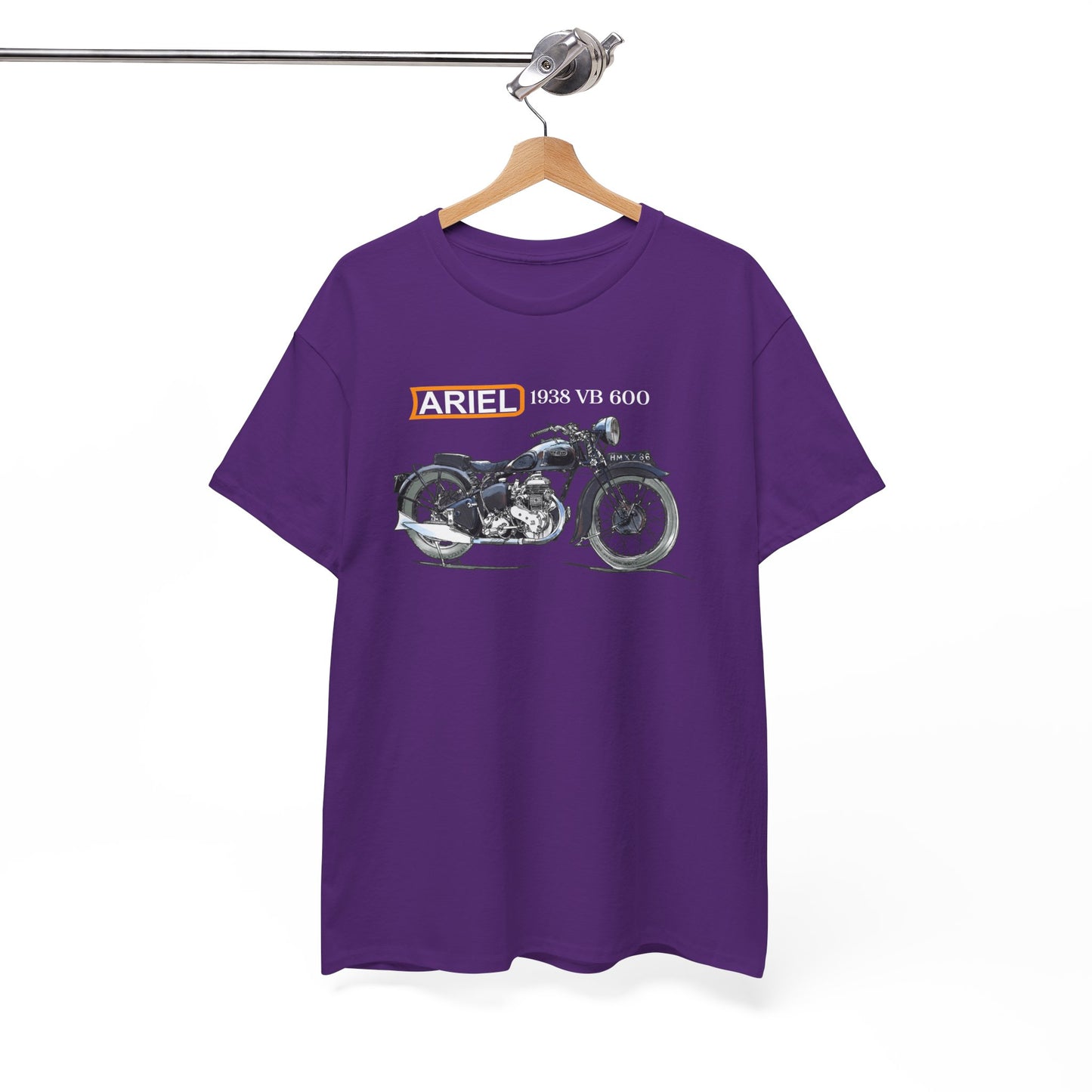Ariel VB 1938 Vintage Motorcycle T-Shirt - Legendary Style for Riders