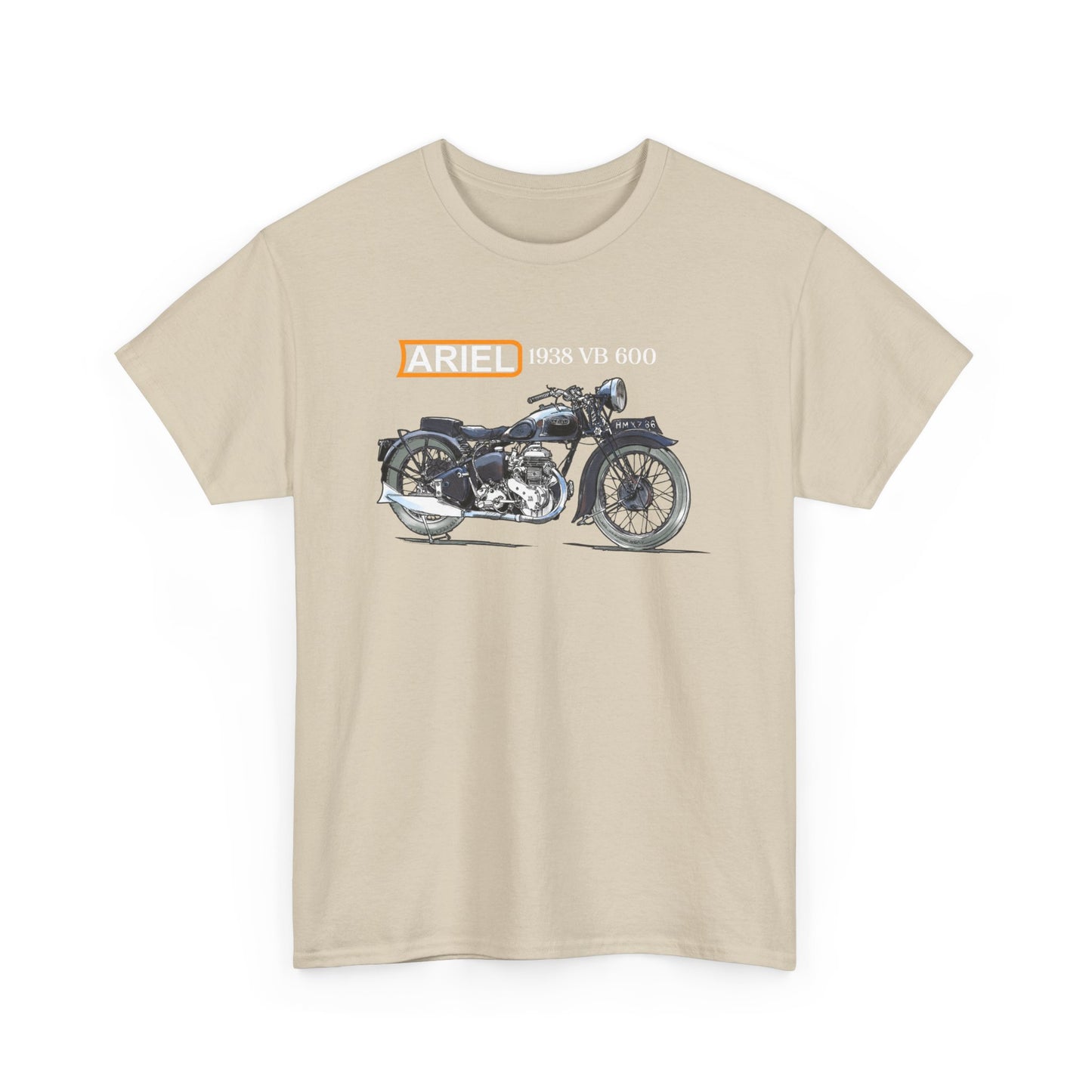Ariel VB 1938 Vintage Motorcycle T-Shirt - Legendary Style for Riders