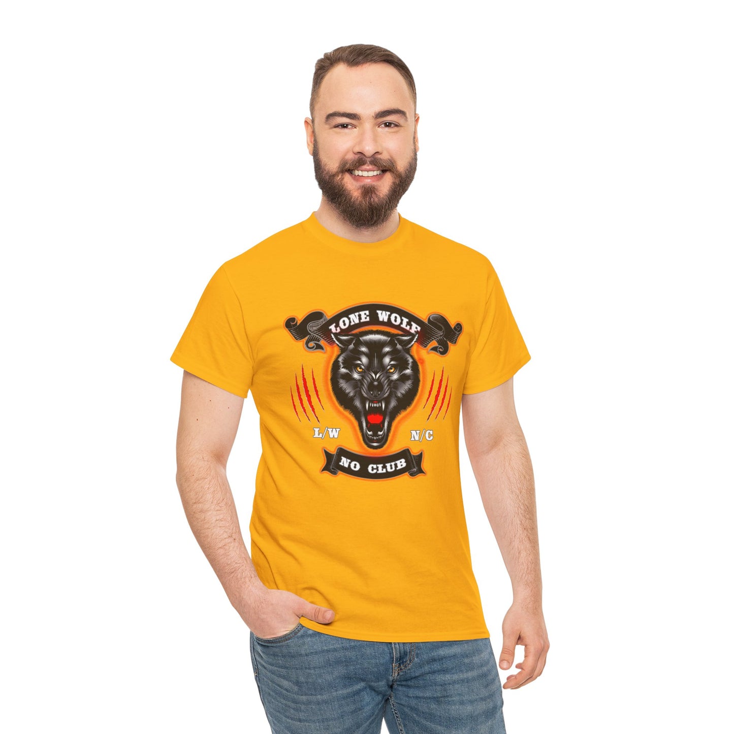 Lone Wolf, No Club Classic Tee