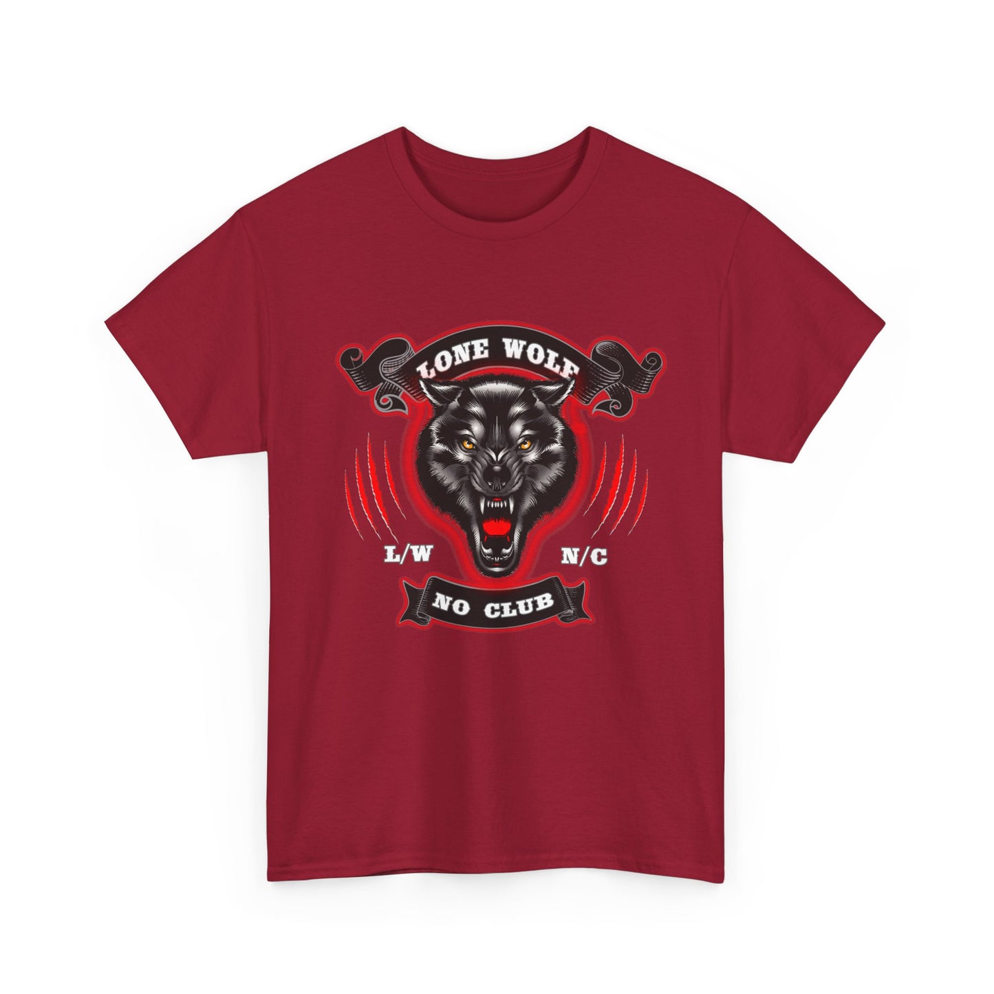 Lone Wolf, No Club Classic Tee