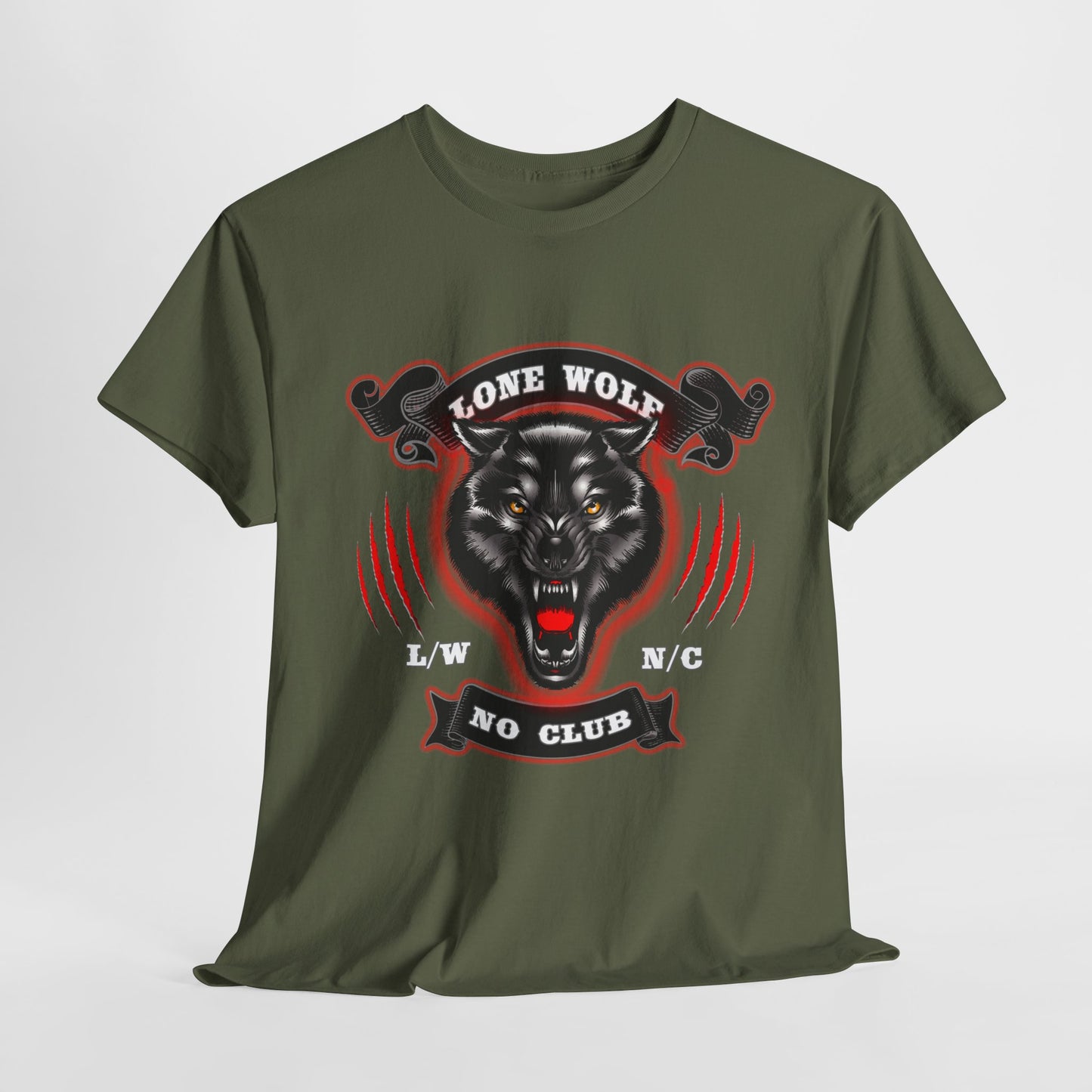 Lone Wolf, No Club Classic Tee