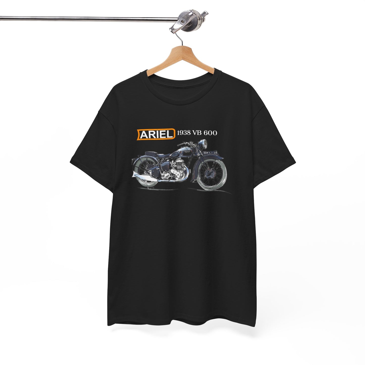 Ariel VB 1938 Vintage Motorcycle T-Shirt - Legendary Style for Riders